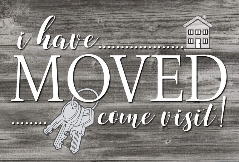 Stonehouse Collection | 40 I Have Moved - Moving Announcement Postcards | 4 x 6 Change of Address Fill in the Blank Cards | Friends & Family Reminder | Made in the USA - Image 3